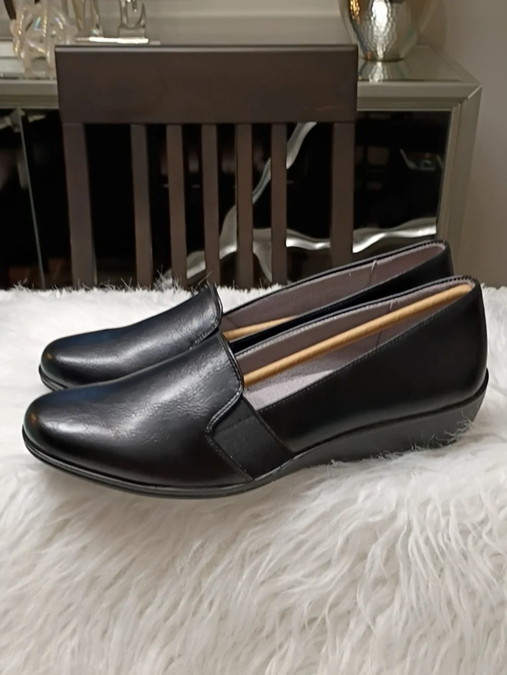 New Lifestride Isabelle Loafer Black Slip-On Loafer Women's 9M